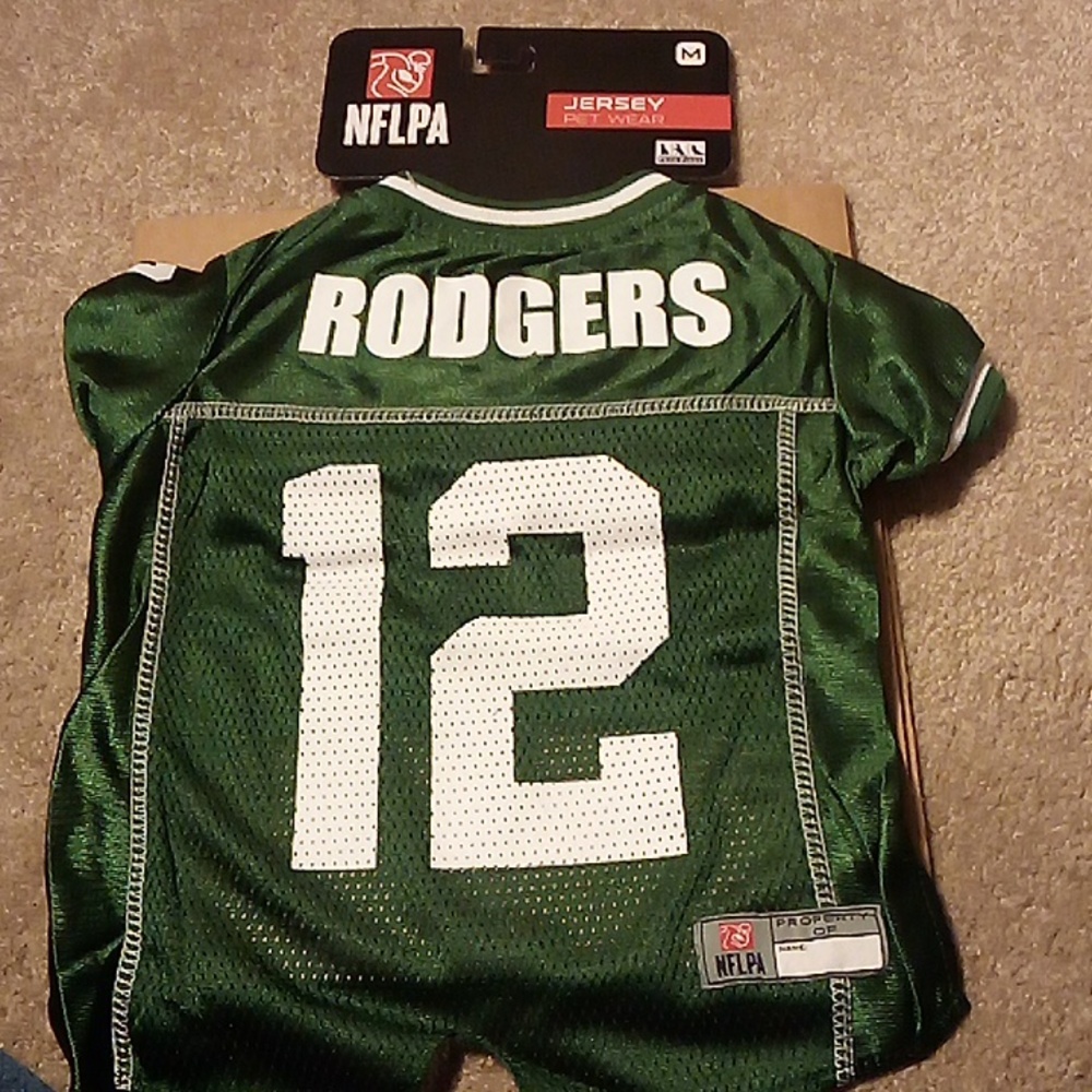 Aaron Rodgers pet Jersey medium